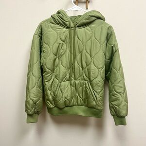 Forever 21 🌿 Quilted Woobie Hoodie Sweatshirt